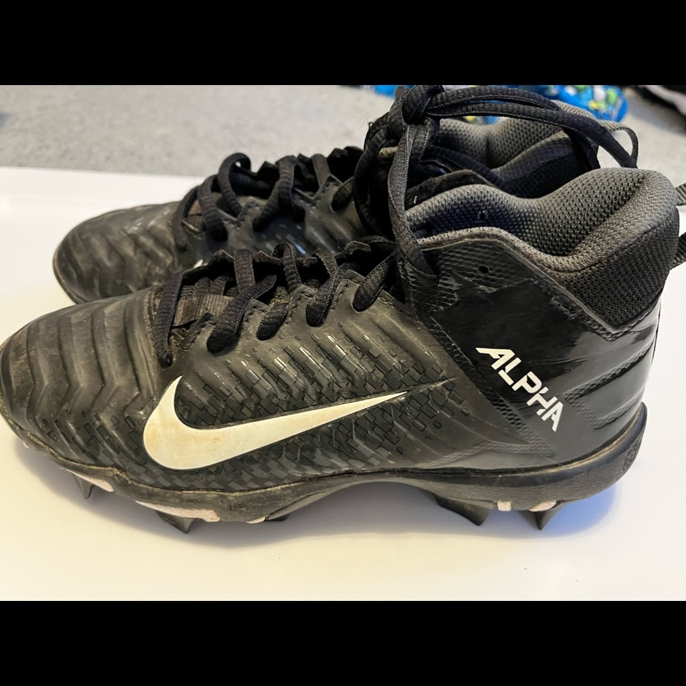 Nike baseball spikes. Boys size 2